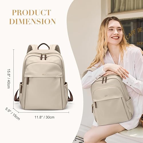 Miniatura 6 de GOLF SUPAGS Mochila para computadora portátil para mujer, bolsa de computadora para portátil de 14 pulgadas, para viajes, universidad, trabajo,