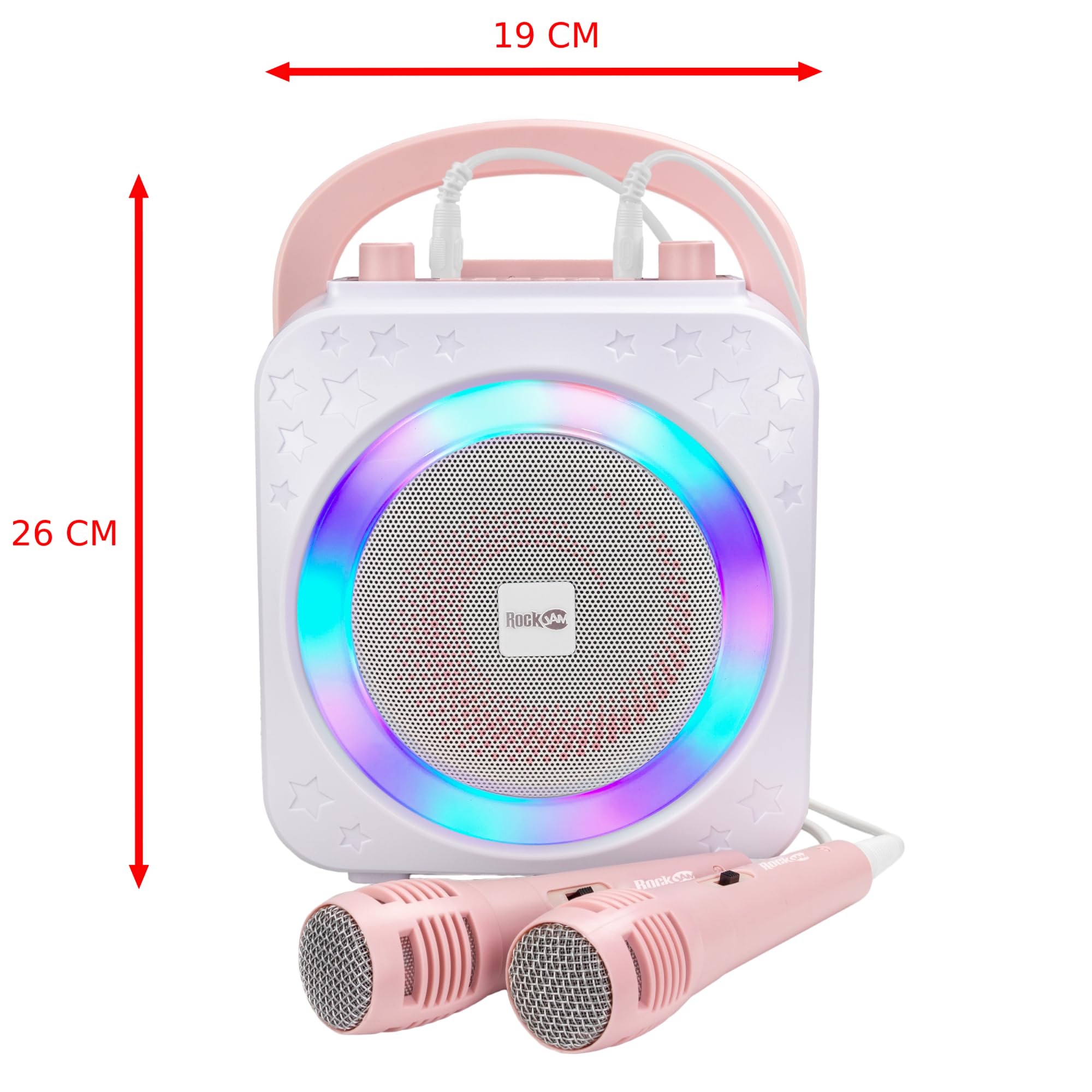 Machine Karaoké Bluetooth RockJam 10W Avec 2 Micros Led %c3%a0 1830 Au Lieu De 4411 E