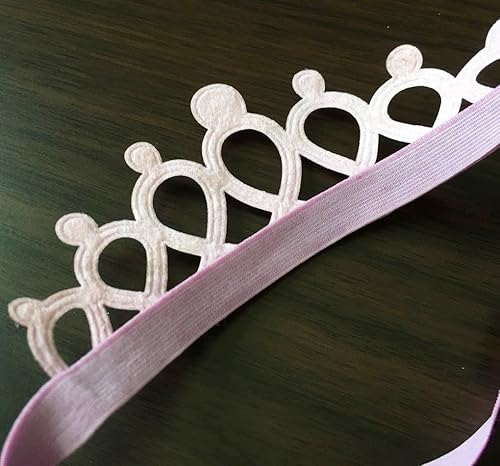 Miniatura 7 de Tiara Danmy con pedrería para niña, 2 unidades., Banda 15.1" niña