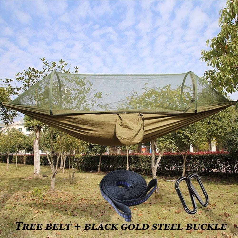 Hamac de Camping en Nylon Parachute avec Filet