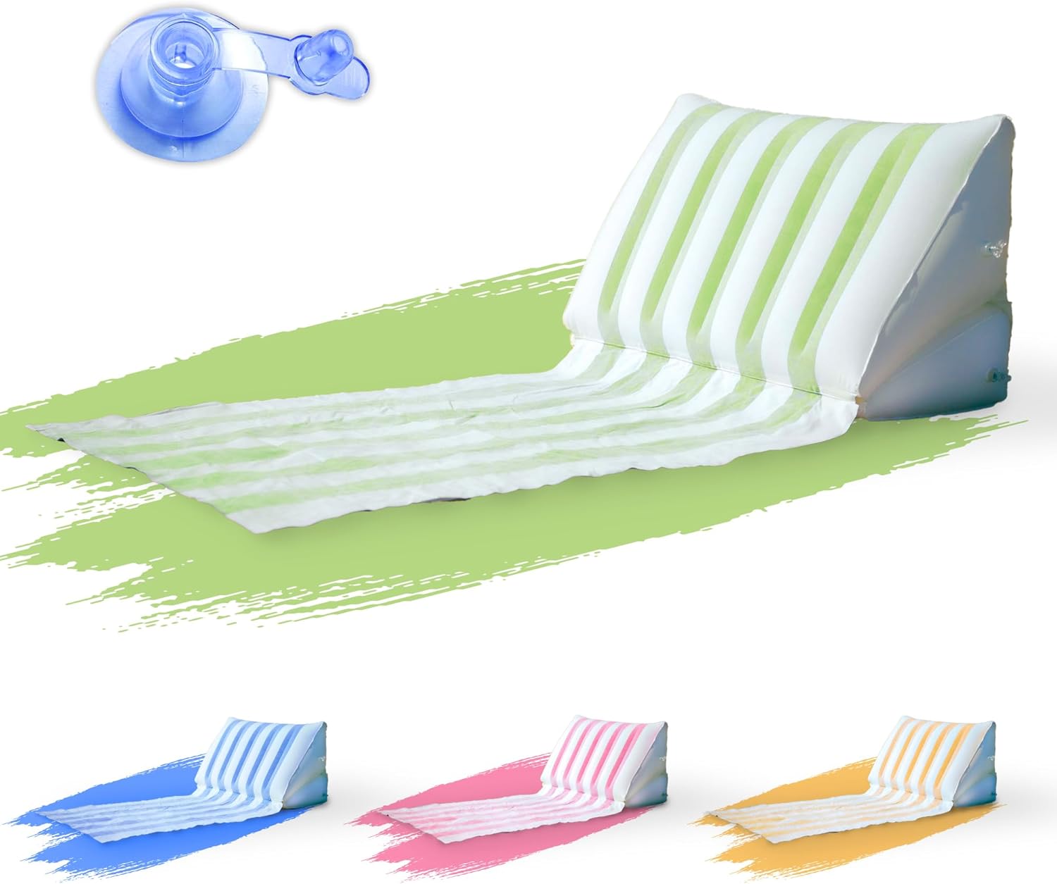 BeachBack Inflatable Beach Lounger Beach Mat with