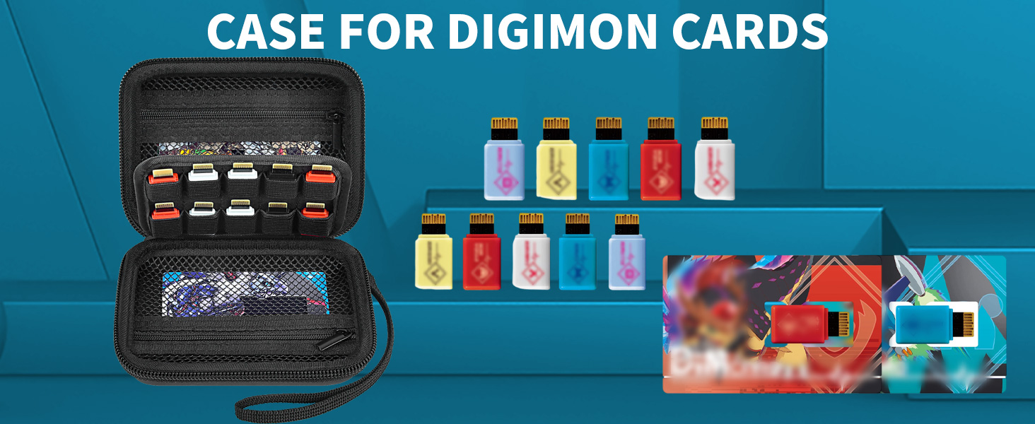 digimon dim card holder Amazon.com: Againmore Case Compatible with Bandai Vital Bracelet Dim Cards  (20+), Protective Storage Holder Box for Digital Monster for Digimon Dim  Card Accessories (Bag Only) : Toys & Games
