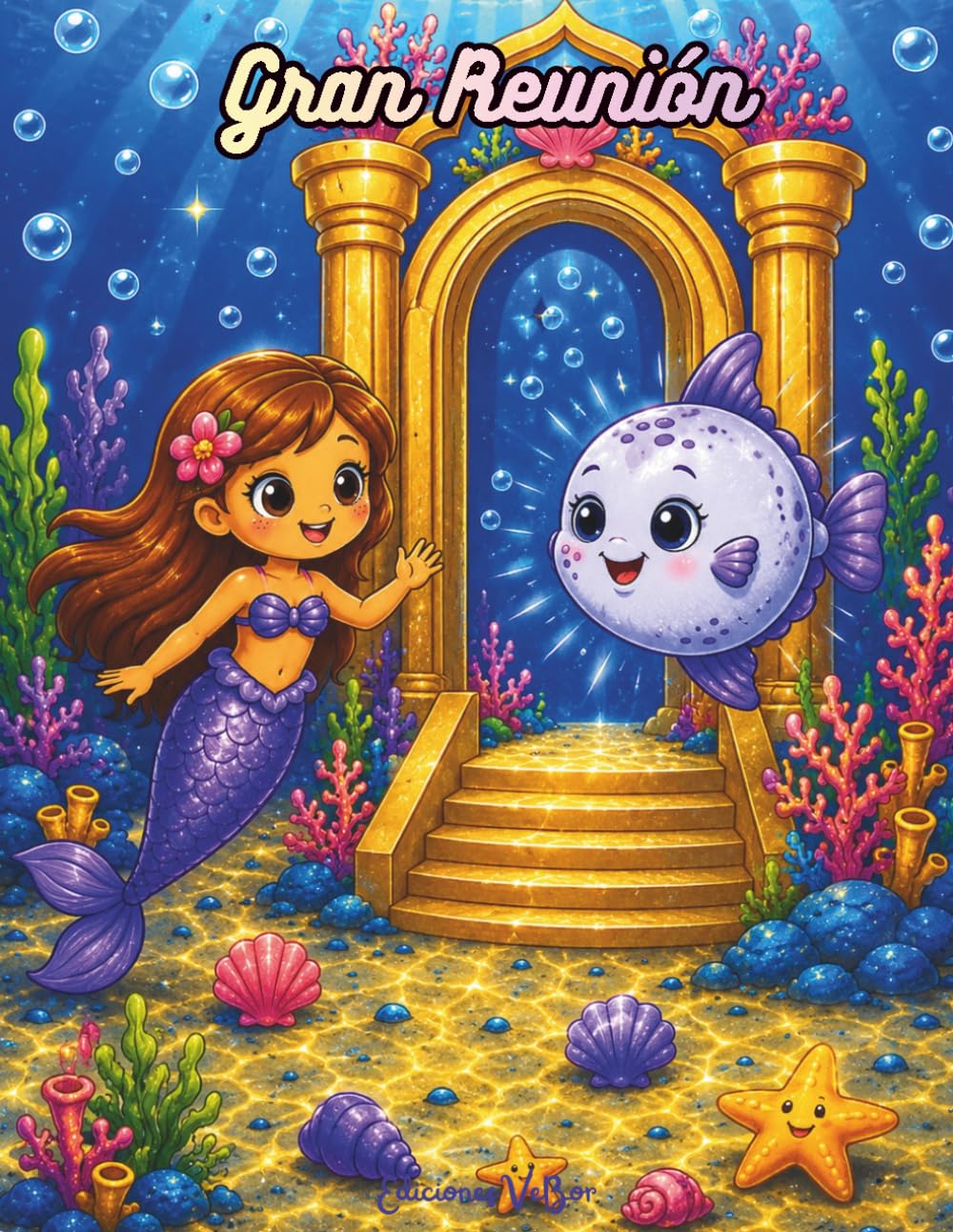 Gran Reunión: Edición ilustrada a color (Mi Libro de Sirenas y Amigos del Mar)