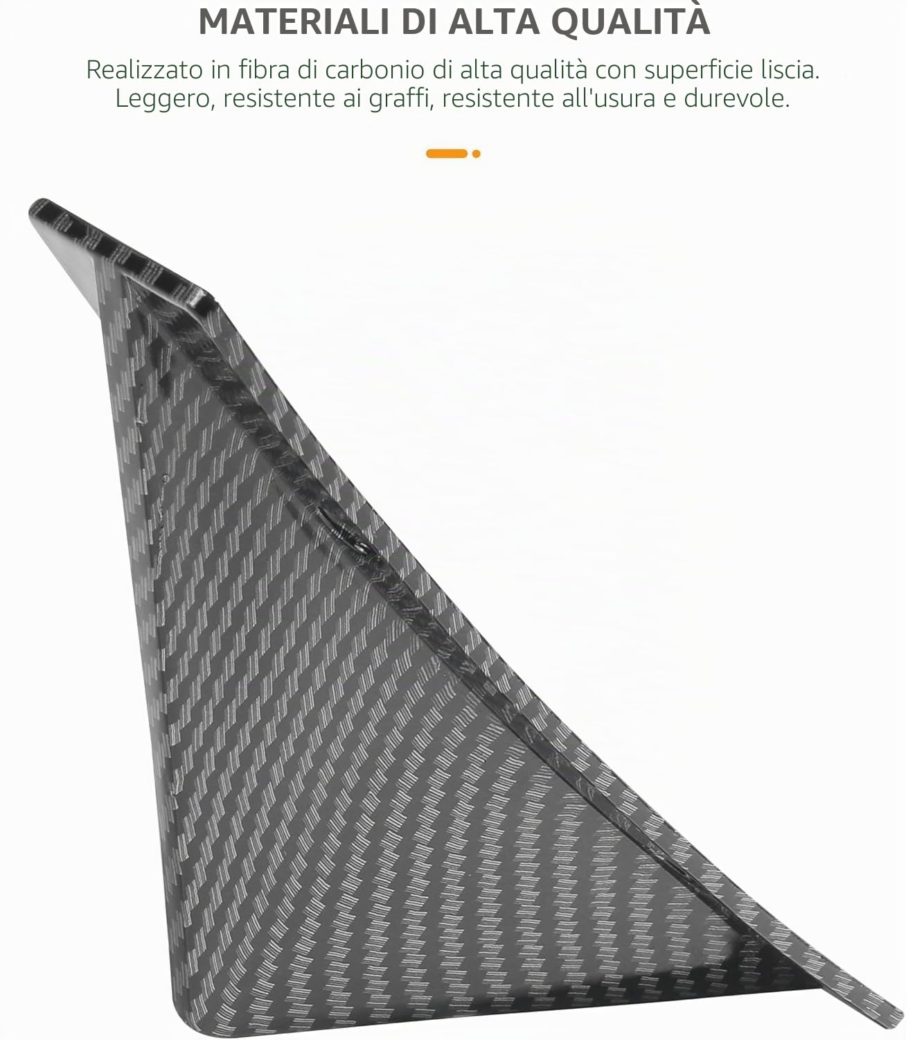 4 Pezzi Diffusore per Spoiler per Paraurti Posteriore per Audi A4 B8 Avant 2007-2016, Aletta di Squalo Diffusore Spoiler Ala Posteriore Spoiler sul Tetto,15cm/Flach