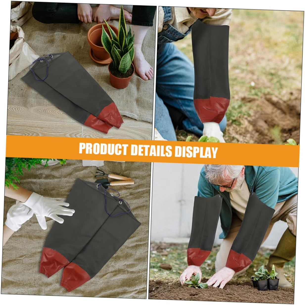 2pairs Cooking Oversleeves Long Elbow Neoprene Work Gloves Uv Protection