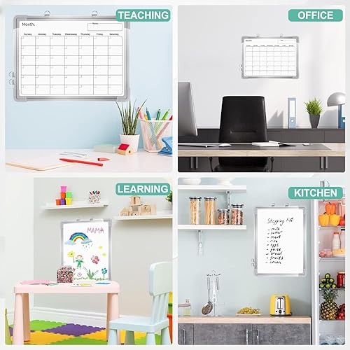 Miniatura 6 de NUNET Soporte para libros de bambú ajustable de 16 x 12 pulgadas de altura con imanes/barra de regla para caballete de arte, soporte para libros de