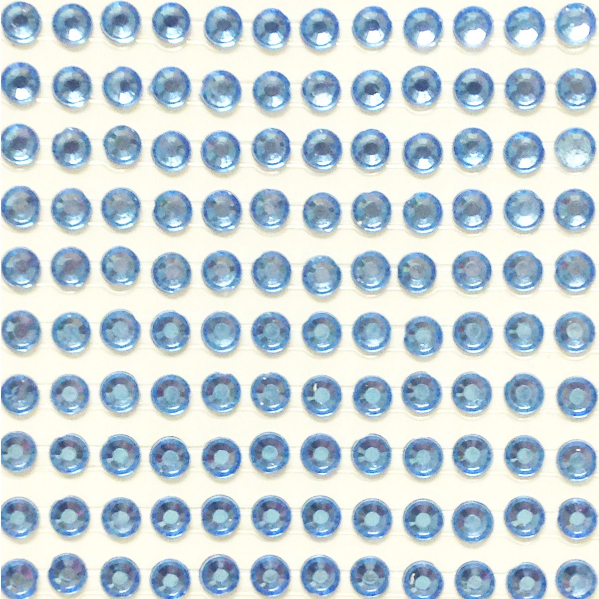 Strass Cristal Diamant Adhésif 4mm Bleu Clair Wrapables pour Décorer sans Colle