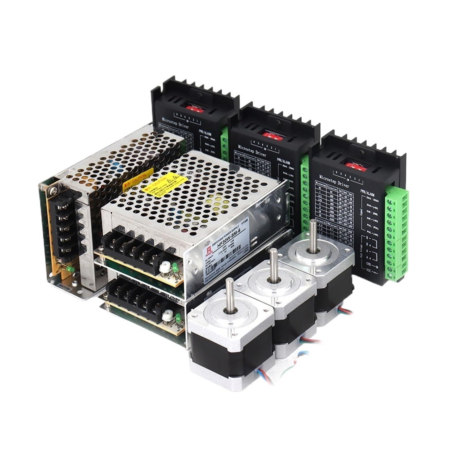 Moteur pas à pas Nema17 0.2NM à couple stable avec alimentation 24V et pilote de précision