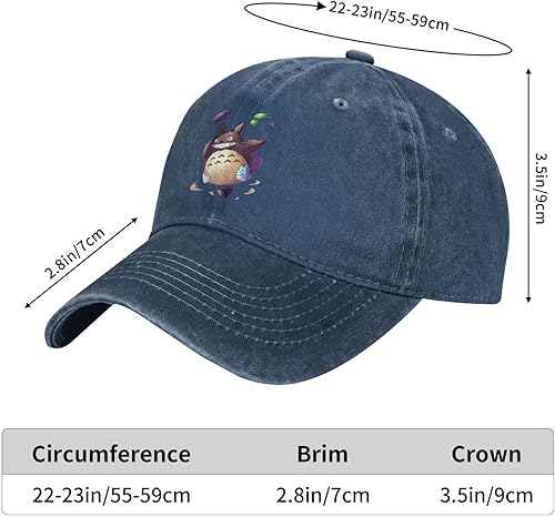 Miniatura 6 de My Neig_Hbor Toto-Ro - Gorra de béisbol para mujer, gorra de béisbol ajustable lavable