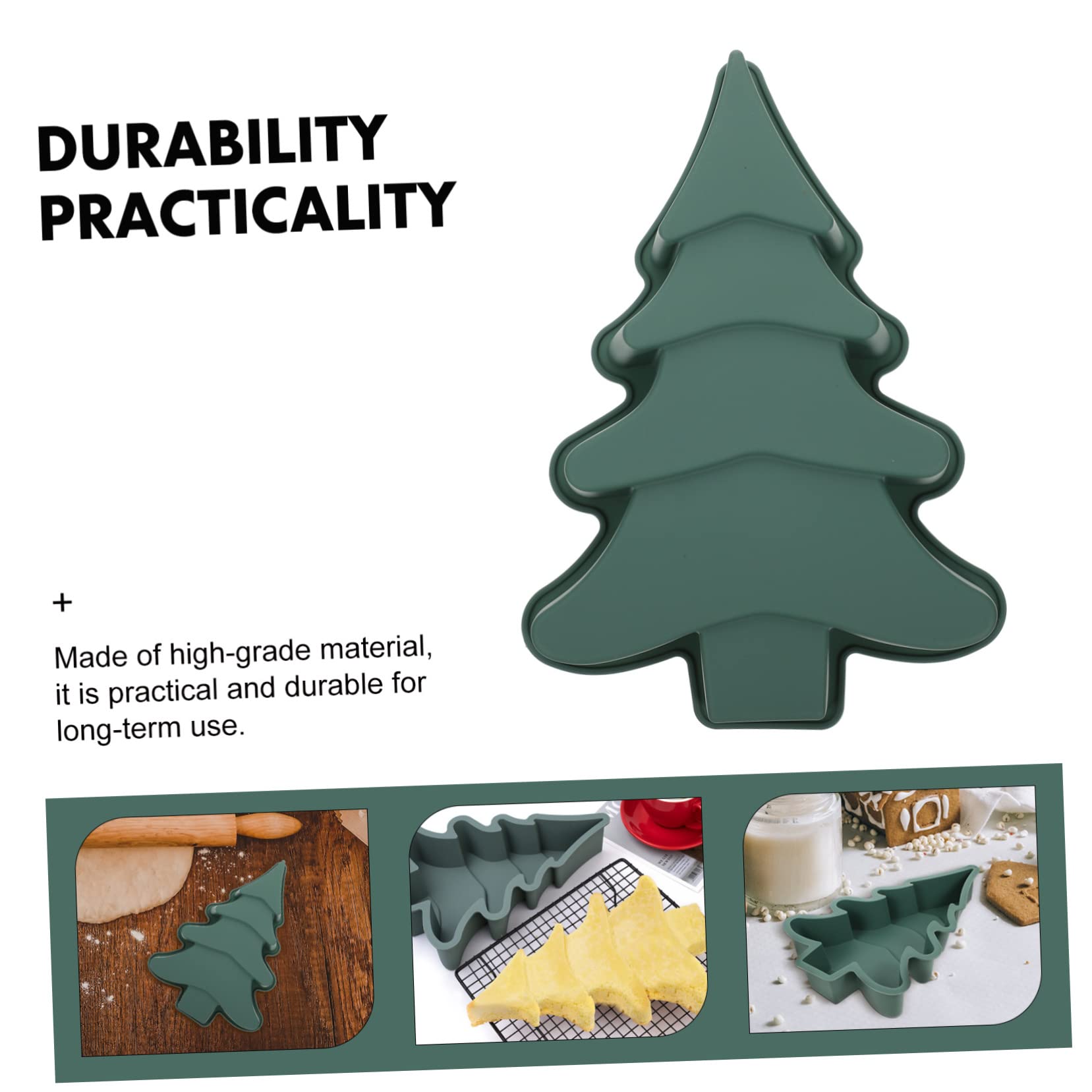 Alipis Moule à gâteau multifonction en silicone anti-adhésif pour gâteaux DIY facile à nettoyer pour la pâtisserie maison et les fêtes créatives