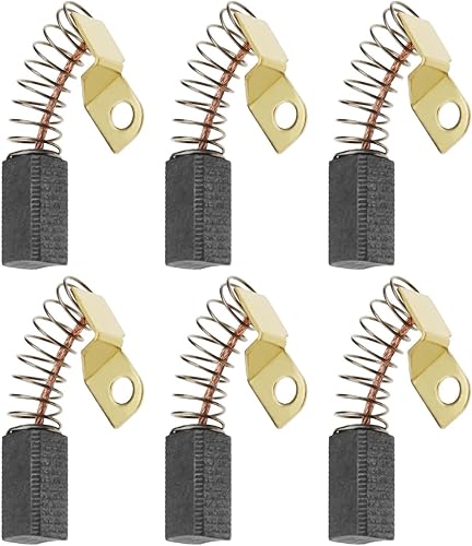 6 cepillos de motor N119739 879058 compatibles con destornillador de cable Porter, lijadora de yeso, repuesto para lijadora, cepillo de carbono,