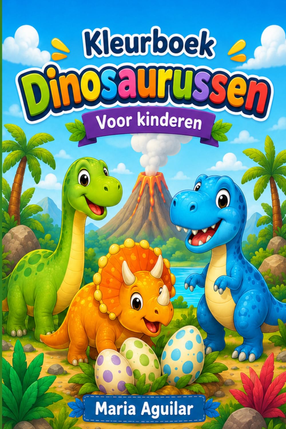 Kleurboek Dinosaurussen Voor Kinderen