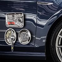 Vista 6 de 3 bandejas magnéticas con 8 libras, juego de herramientas magnéticas telescópicas de recogida magnética, rectángulo de 9.5 pulgadas, 2 piezas de 4