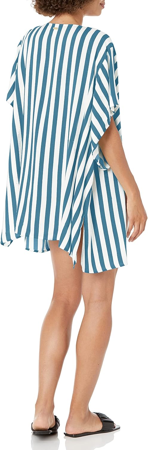 EIDON レディース 亜鉛オープンフロント着物カバーアップ US サイズ: One Size カラー: ブルー