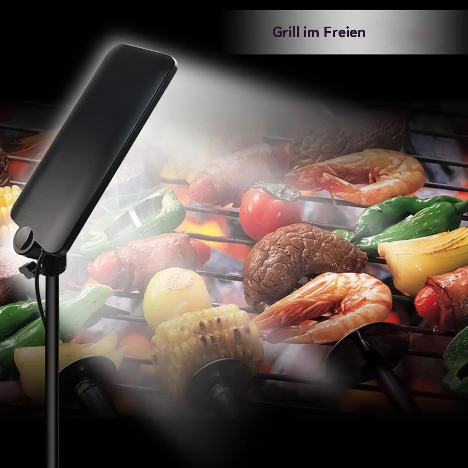LED Campinglampe Verstellbares Dreibeinstativ | Arbeitsleuchten mit Ständer für Camping für Angeln bei Nacht, Jagd, Arbeit, , Terrasse, , Überdachung, Innenbereich,