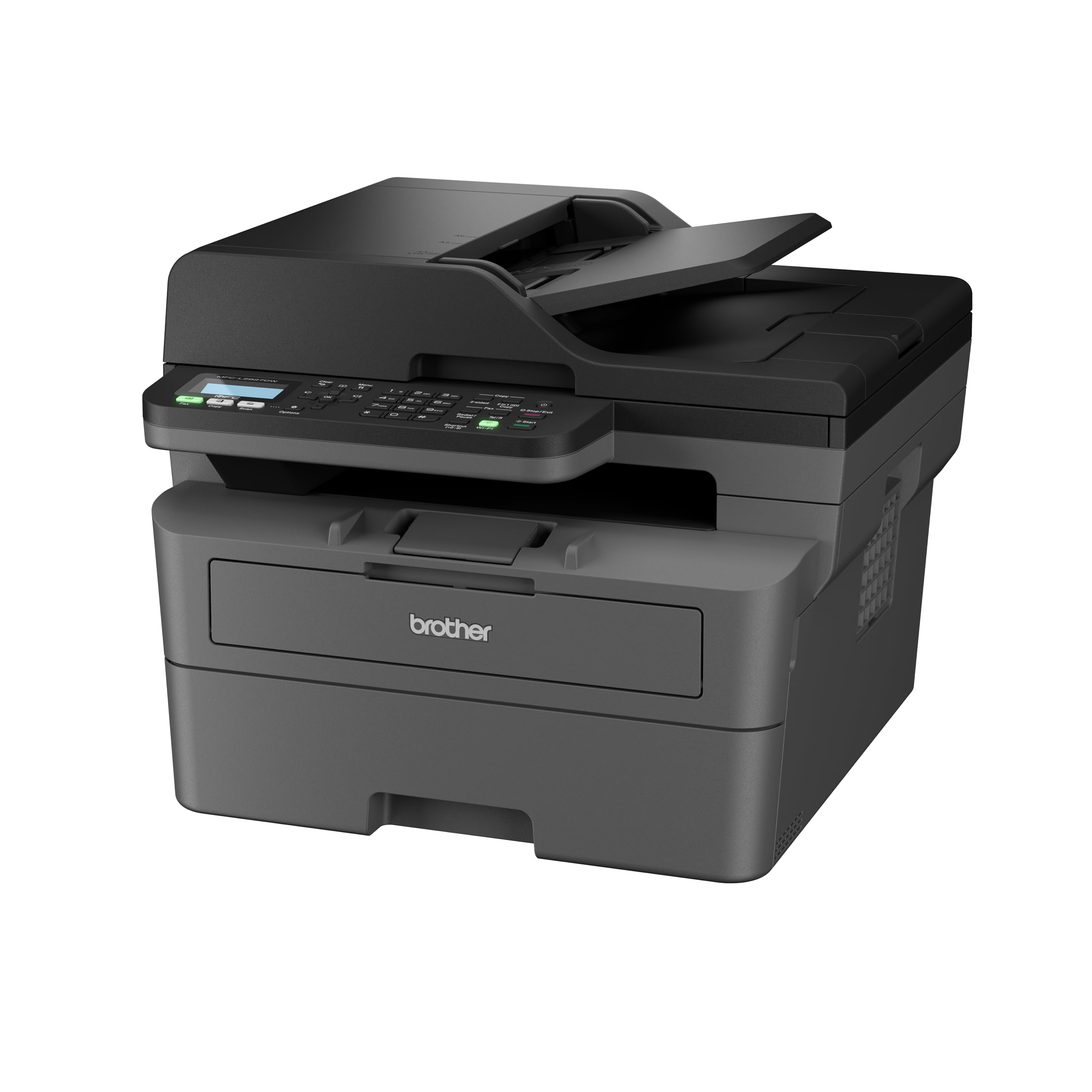 Brother MFC-L2827DW | Imprimante Multifonction 4 en 1 (Impression/Scan/Copie/Fax) Laser Monochrome | WiFi/USB/Ethernet | Recto-Verso | Eligible au Forfait d'encre EcoPro