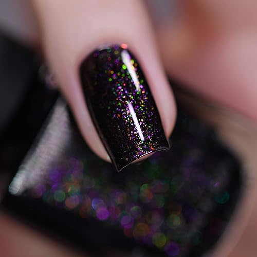 Miniatura 2015 de ILNP Madison Ave Esmalte de uñas holográfico metálico rosa antiguo