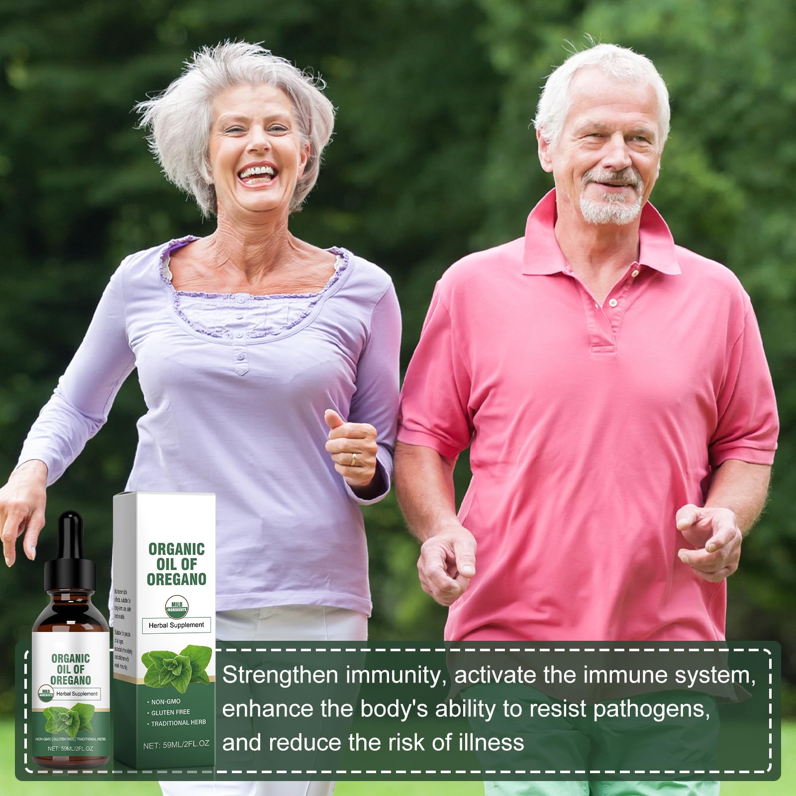 Olio di origano biologico 59 ml, olio di origano, adatto per bambini e adulti