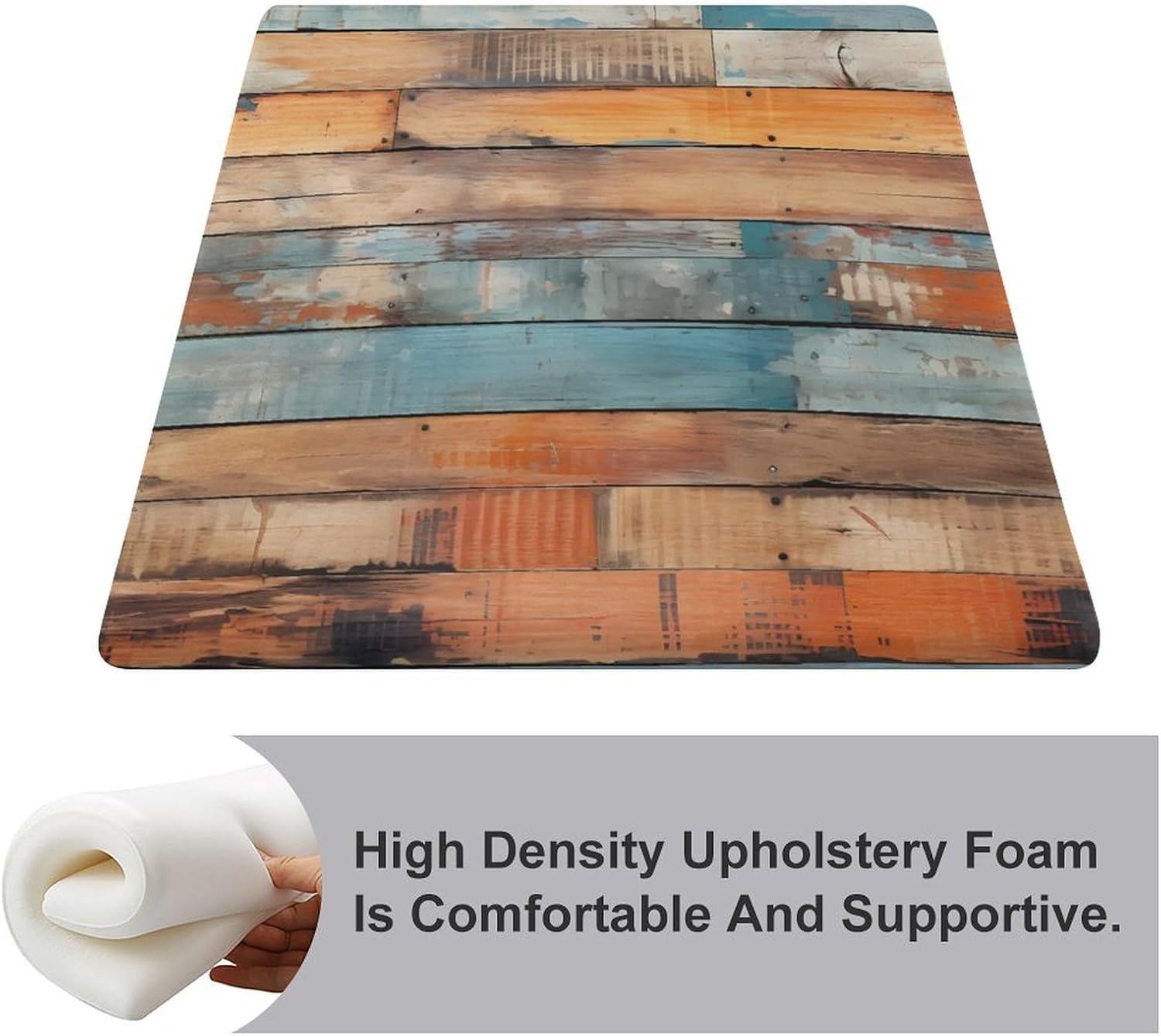 Wood Floor Pillow Meditation Yoga Cushion Square Chair Cushion Pillows Seating for Adults