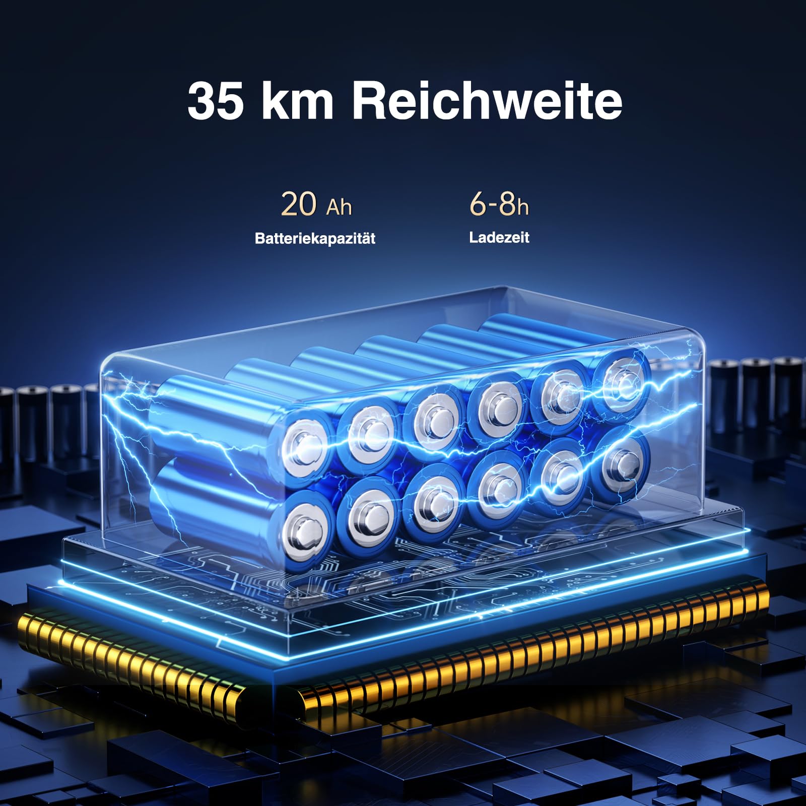 Rollstuhl Elektrisch Faltbar: 700W Elektrorollstuhl bis 150KG - 35KM Elektrischer Rollstuhl mit Automatische Klappfunktion und Fernbedienung
