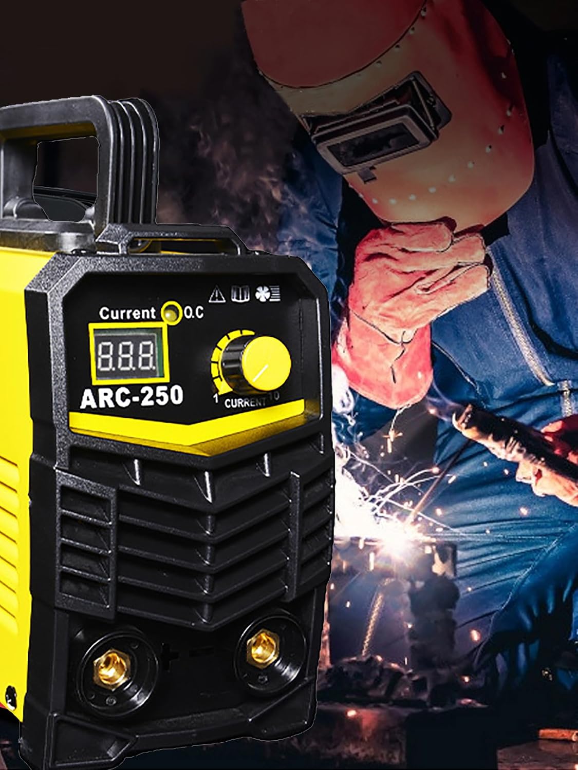WYYHAA 250A 110V Portable MMA Stick Welder front view
