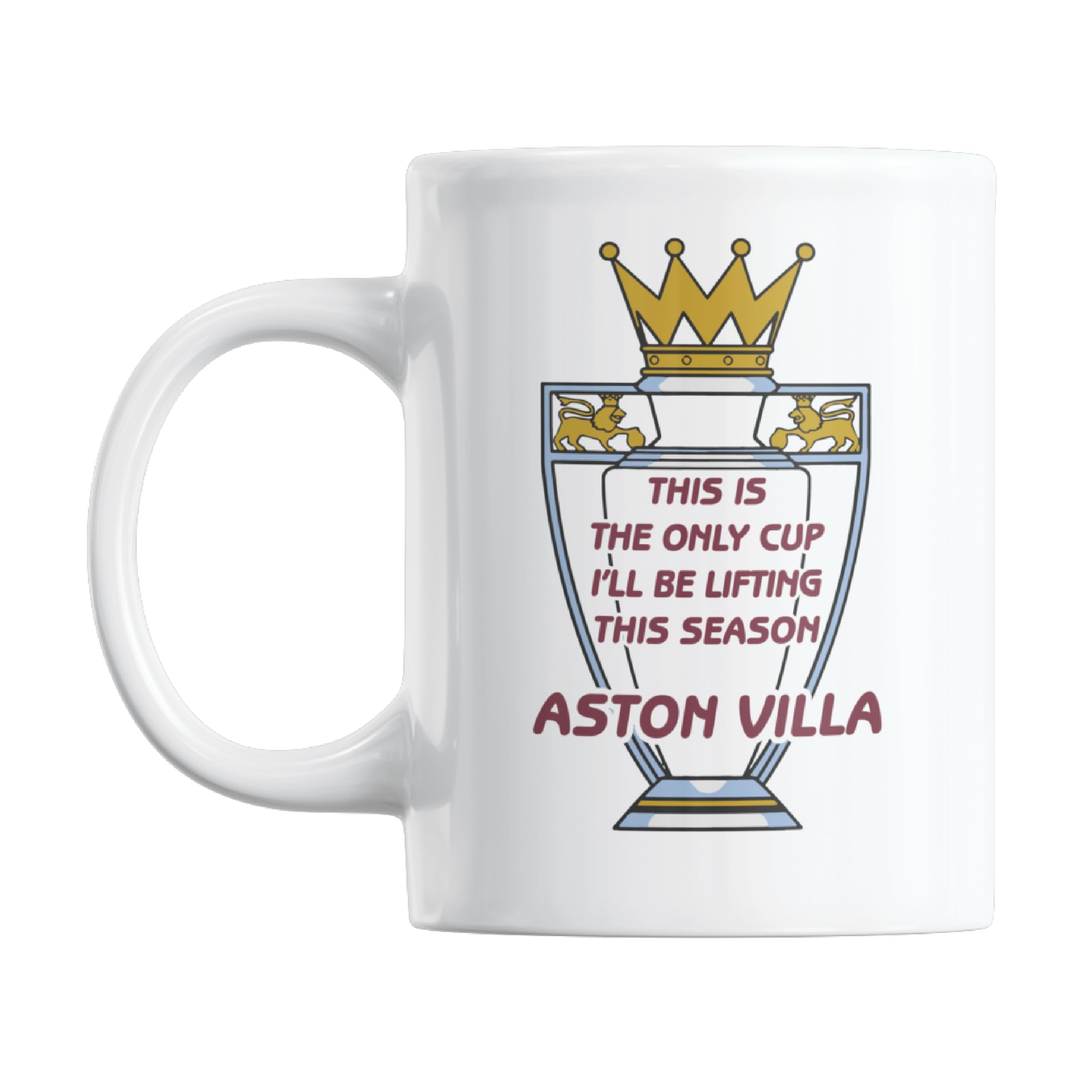 Gift Island Mug Gift for Villa Fans | Football Secret Santa Mug Gift for Villa Supporters | Football Stuff, Joke Mug for Friends, Colleague, Cousin, Uncle, Dad, Father, Son, Brother 11oz — image 1