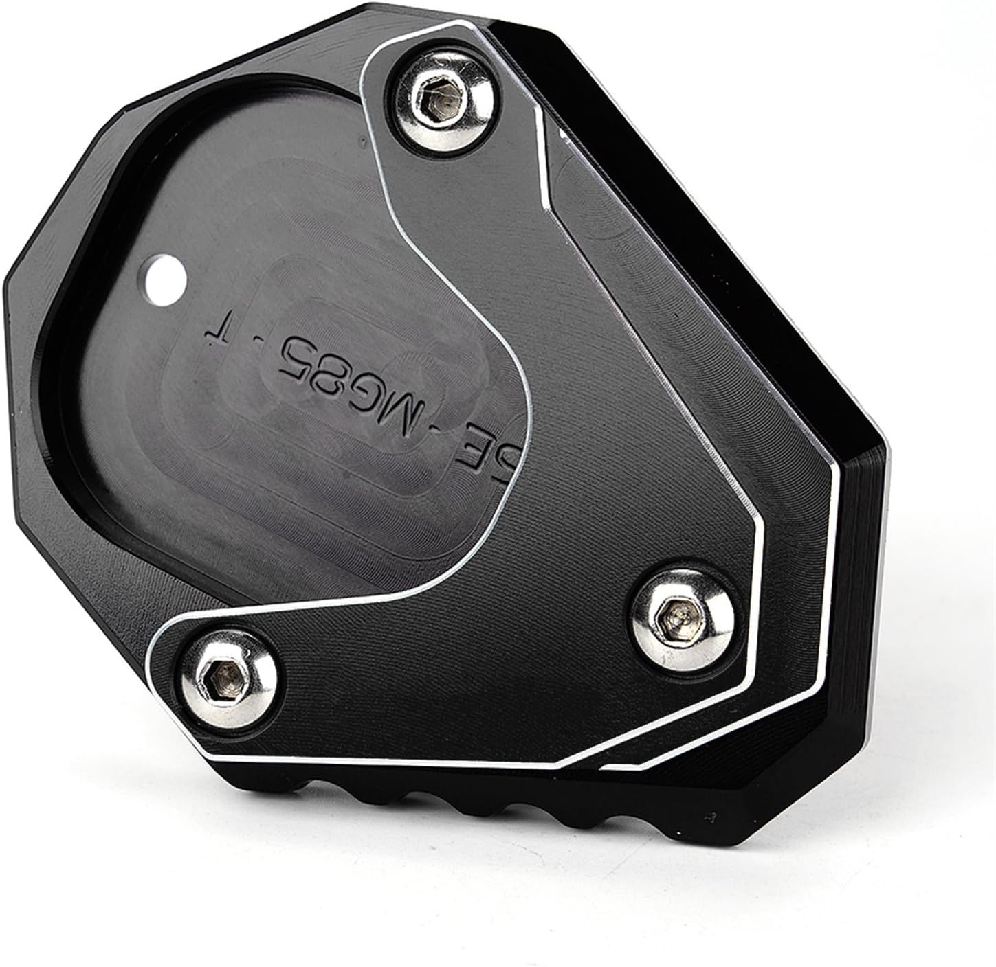 Motorcycle Kickstand Extension Support Plate Pad Side Stand Enlarge Fit For Moto Guzzi V85TT 2022 2021 2020 V 85 TT V85 TT (Black)