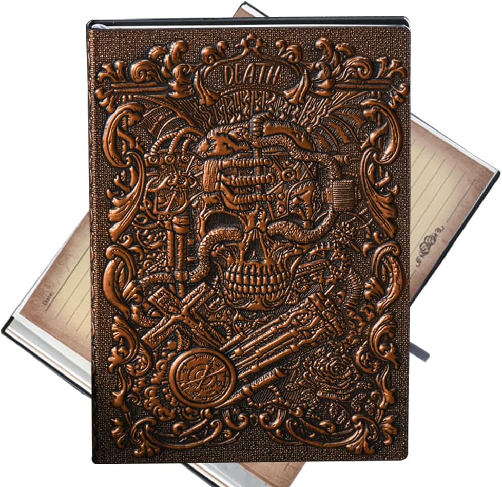 KISWIAR Writing Journal Hardcover Diary Embossed Leather