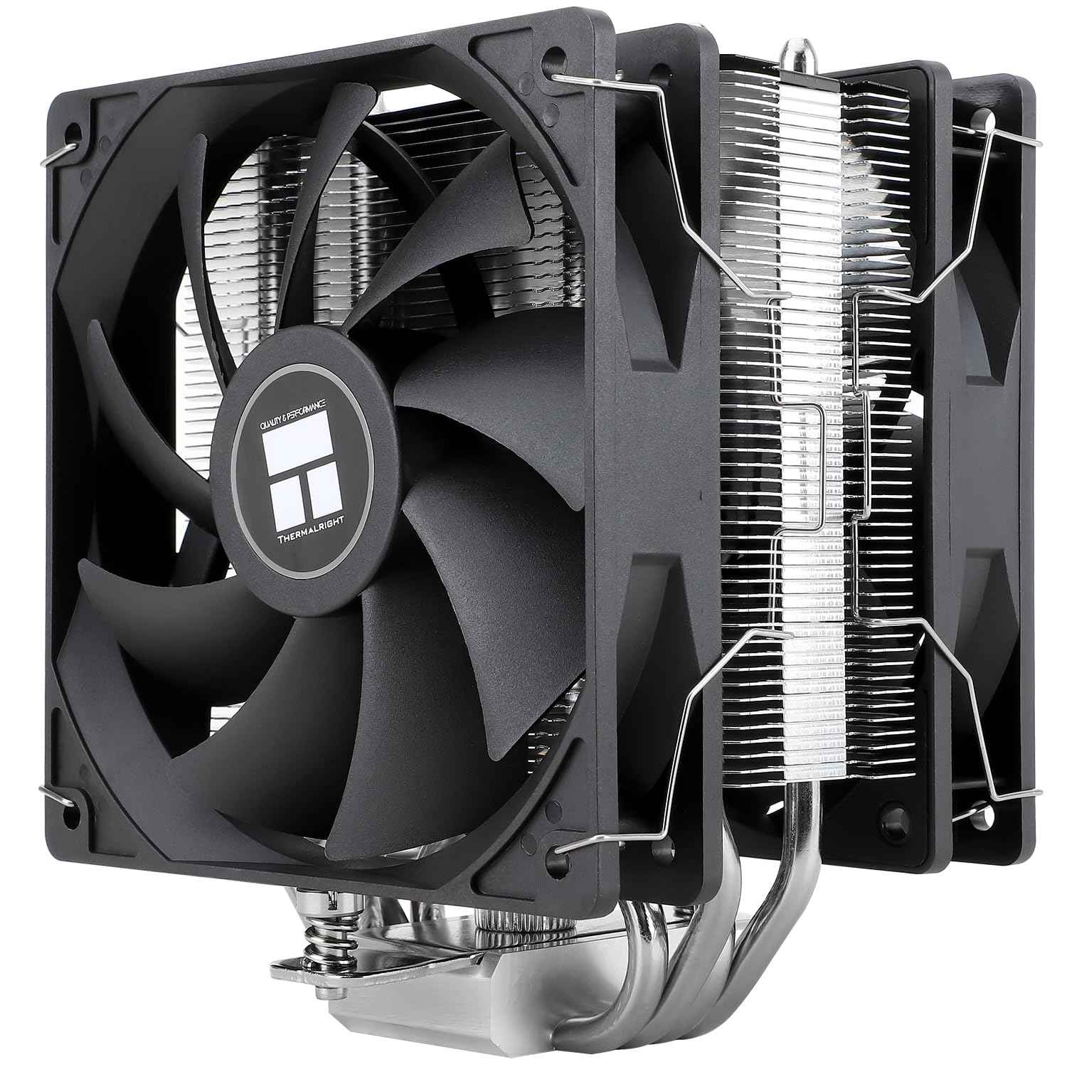 Thermalright TR Assassin X 120R SE PLUS, caloducs 4×6 mm, ventilateurs silencieux PWM 120 mm Refroidisseur CPU à air avec roulement S-FDB, technologie AGHP, pour AMD AM4 AM5/Intel 1700/115X/1200/1851 - 2
