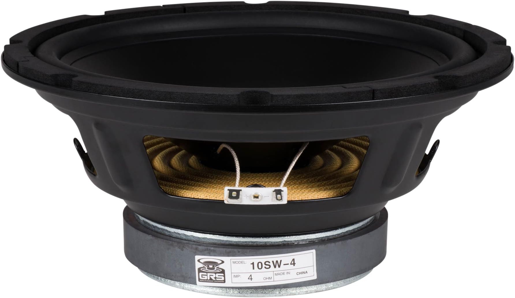 GRS 10SW-4 10" Poly Cone Subwoofer 4 Ohm