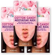 7th Heaven Cotton Candy Cream Face Mask, Moisturising Face Mask Skincare Set - Genuine 7th Heaven Skincare