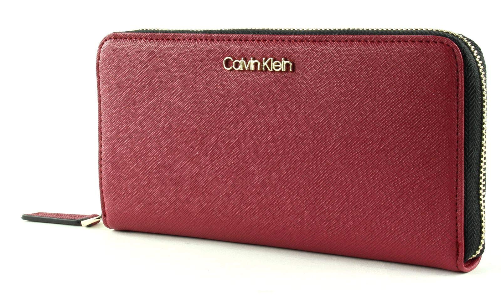 Calvin Klein Womens Worked Lrg Ziparound Wallet