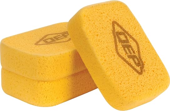 QEP 7-1/2" x 5-1/2" Extra Large Grouting, Cleaning and Washing Sponge 3-Pack