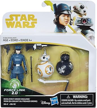 Star Wars Basic Figure 3 Pack BB-8 BB-9E Rose First Order Version