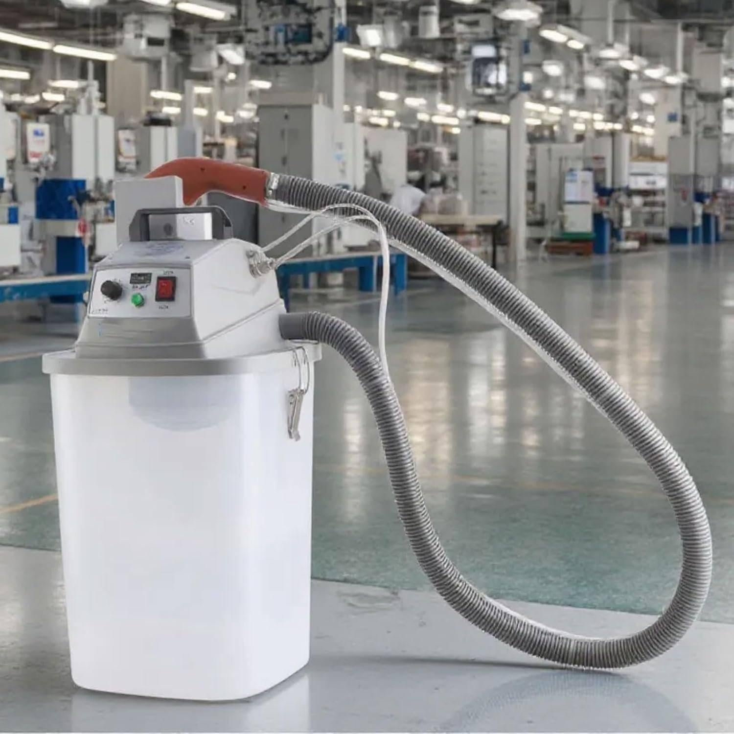 Coupe-fil automatique anti-bourrage avec seau 30 L pour éliminer les fils de broderie