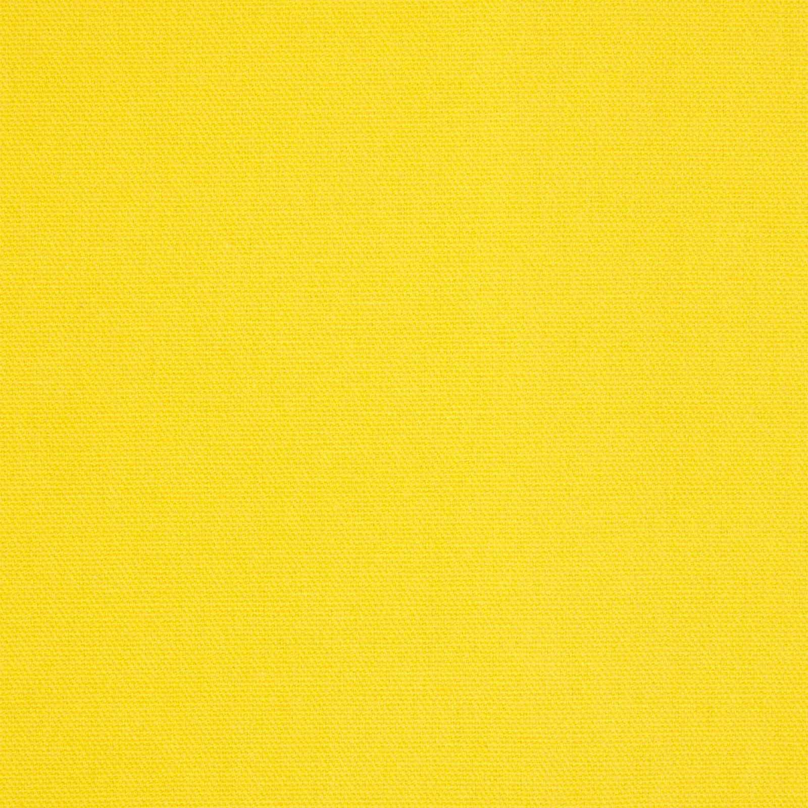 HOMESCAPES – Paire de Rideaux à œillets Prêt-à-Poser – Uni Jaune – 100% Coton – 137 x 182 cm