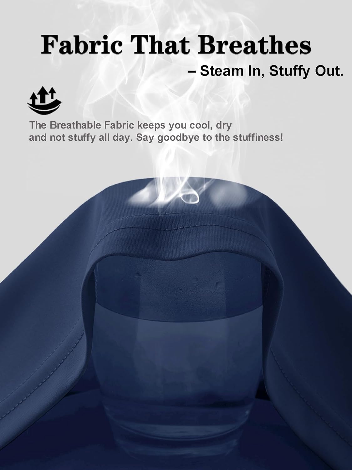 Mens UPF 50+ UV Sun Protection Shirts Outdoor Long Sleeve SPF Rash Guard for Fishing Hiking Swim Running - Image 4