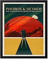 Vista 35 de Poster Master Póster celestial – Impresión del mapa de las estrellas – Regalo para astronomía, fanáticos lunares – Arte vintage para el hogar