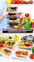 edallo 3 db Nagy Üveg Ételtároló Doboz Légmentes Fedéllel - Szivárgásmentes, Mosogatógép, Sütő, Fagyasztó és Mikrohullámú Sütő Biztos - 3x10 6
