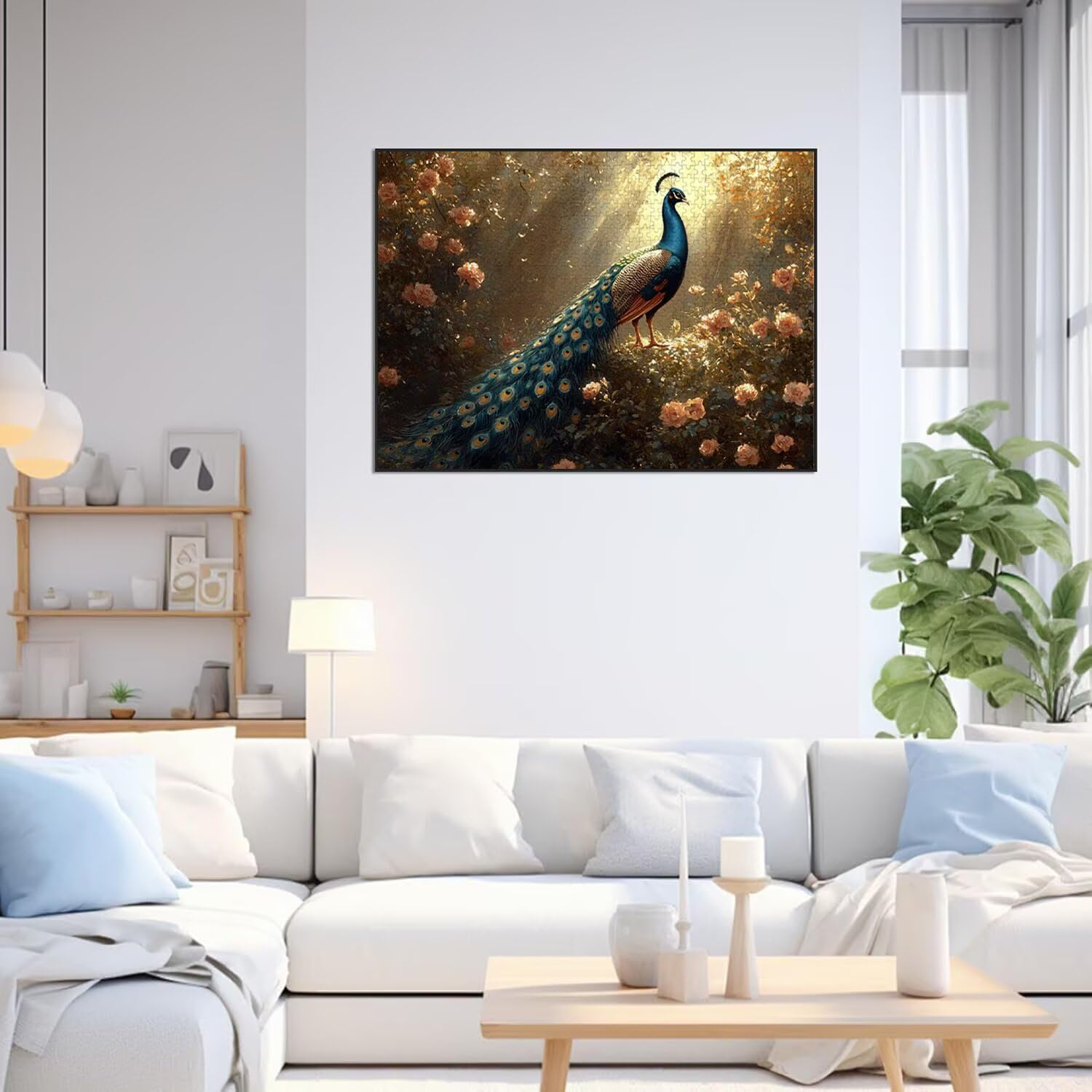 Puzzle 4000 Pezzi Paone Puzzle Classici per Gioco Familiare, n-386 | Impossibile Puzzles, Intrattenimento Creativo, Rilassamento Intelligence, Regalo per Amore e Amico, Decorazioni Casa, piante