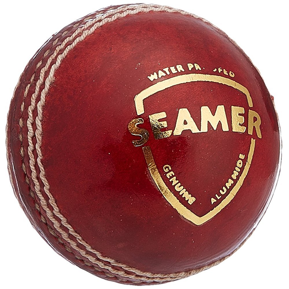 SG Seamer Leather Cricket Ball, Adult Size, (Red),Standard-picture-30