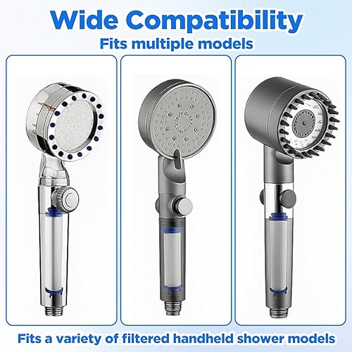 Miniatura 4 de 10PCS Shower Head Filter Replacement, 2.4 Inch Shower Dropse Head Filter, Pp Cotton Replacement Cartridge, Suitable for Various Specifications of