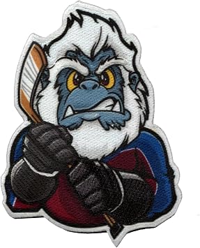 Denver Colorado Hockey Yeti Mascot Parody Embroidered Iron On Photo Patch