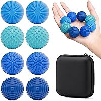 Vista 10 de Bolas Magnéticas de Silicona Fidget para Adultos y Adolescentes, 4PCS Juguetes Sensoriales para Aliviar el Estrés para Autismo TDAH Ansiedad