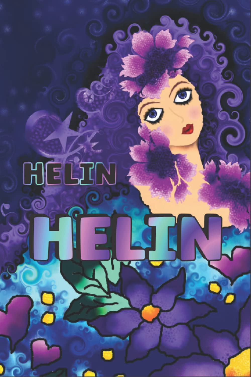 PERSONALISIERTES NOTIZBUCH FÜR HELIN: Schönes Geschenk für Helin (Liniertes Notizbuch für Mädchen und Frauen)