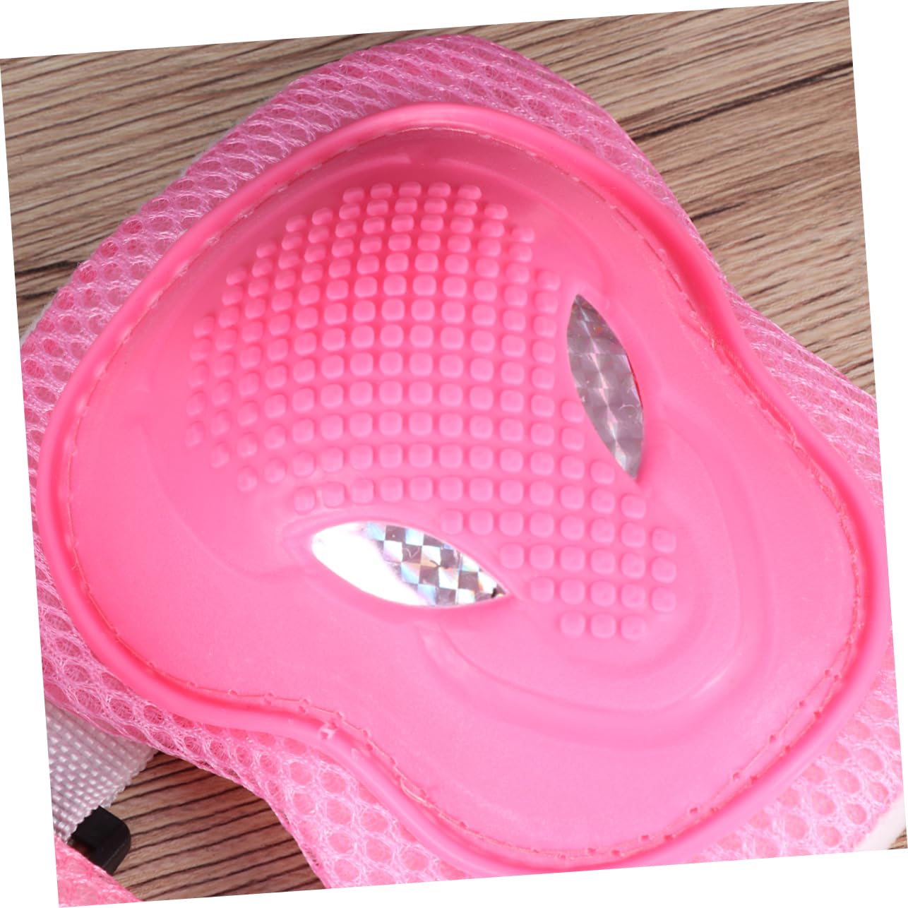 Gogogmee Roller Skate Protective Gear Kit 6pc Adult Set Knee Elbow Pads Thick PVC for Protection for Skating Cycling Ice Skating