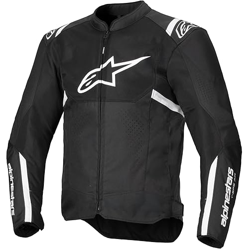 Alpinestars T SPS Air V2 Motorcycle Jacket Lightweight Mesh Ventilated, Sport Fit Tech Air