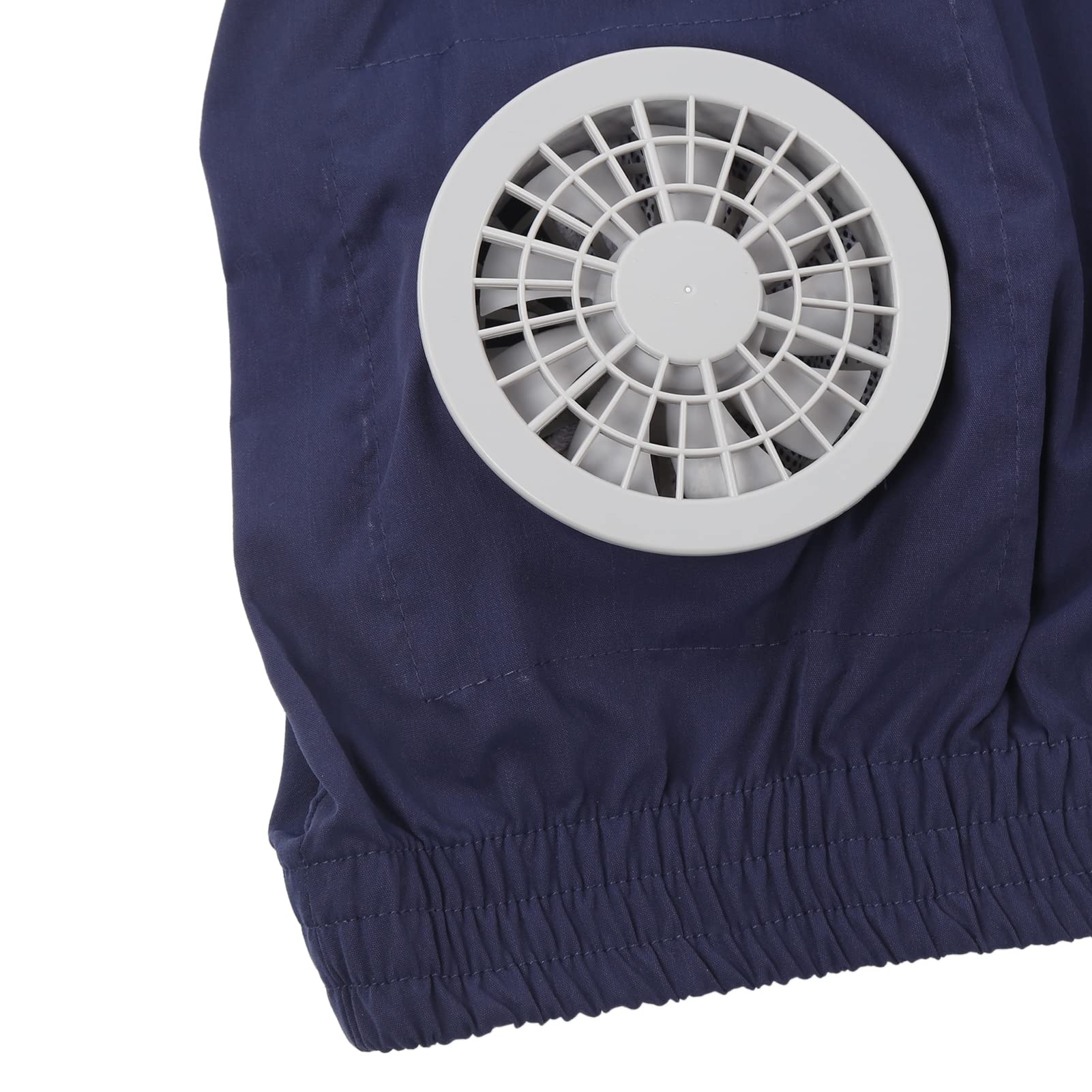 Chrees Giacca di Raffreddamento Alimentata Tramite USB Camicia di Aria Condizionata Abbigliamento da Lavoro Estivo con Batteria da 10000 MAh Ventole a 3 velocità Staccabile Lavabi