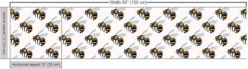 Miniatura 857 de Ambesonne The Yard - Tela de hibisco de flores tropicales en tonos de la vida real, tela decorativa para tapicería, cestas de almacenamiento