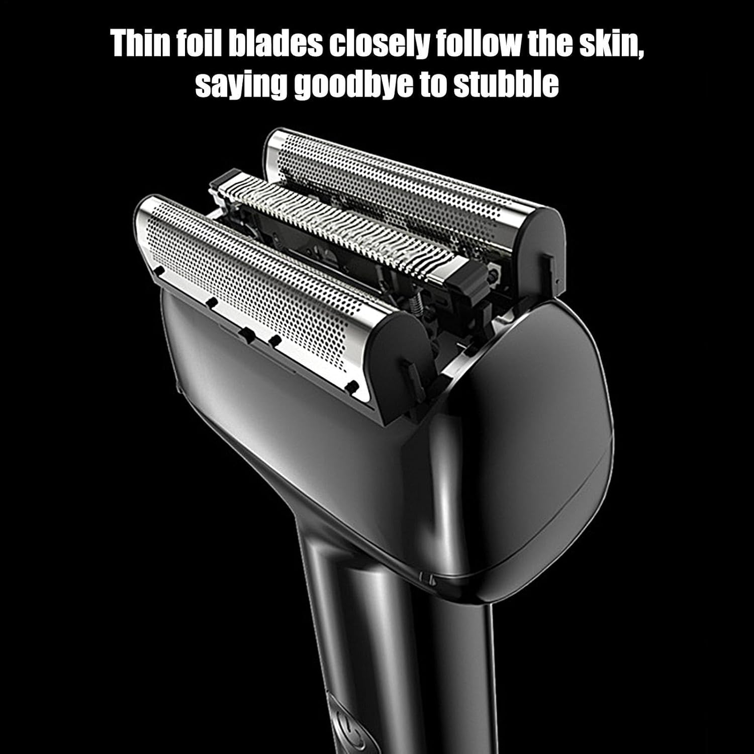 Small Electric Shaver | Rechargeable Wet Dry,Foil Head Electric Beard Shaver for Men | for Travel Camping Hiking Home Dorm Father Boyfriend Husband Friends